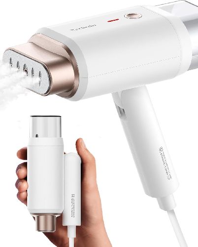 بخارگر اتوی بخار مسافرتی ۱۲۰۰ وات فاقد جنسیت Newbealer -- سفید