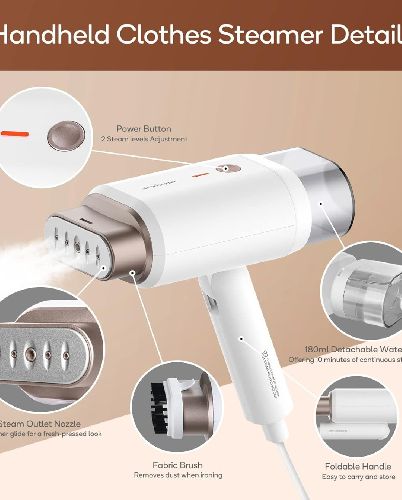 بخارگر اتوی بخار مسافرتی ۱۲۰۰ وات فاقد جنسیت Newbealer