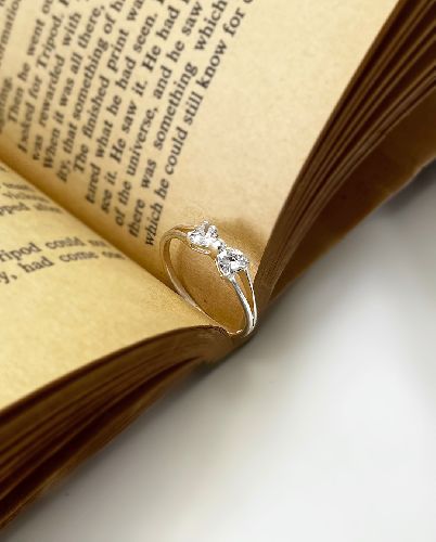 انگشتر نقره پاپیونی زنانه Freebrand