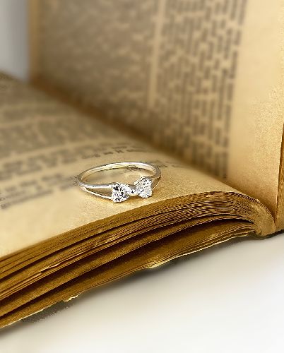 انگشتر نقره پاپیونی زنانه Freebrand