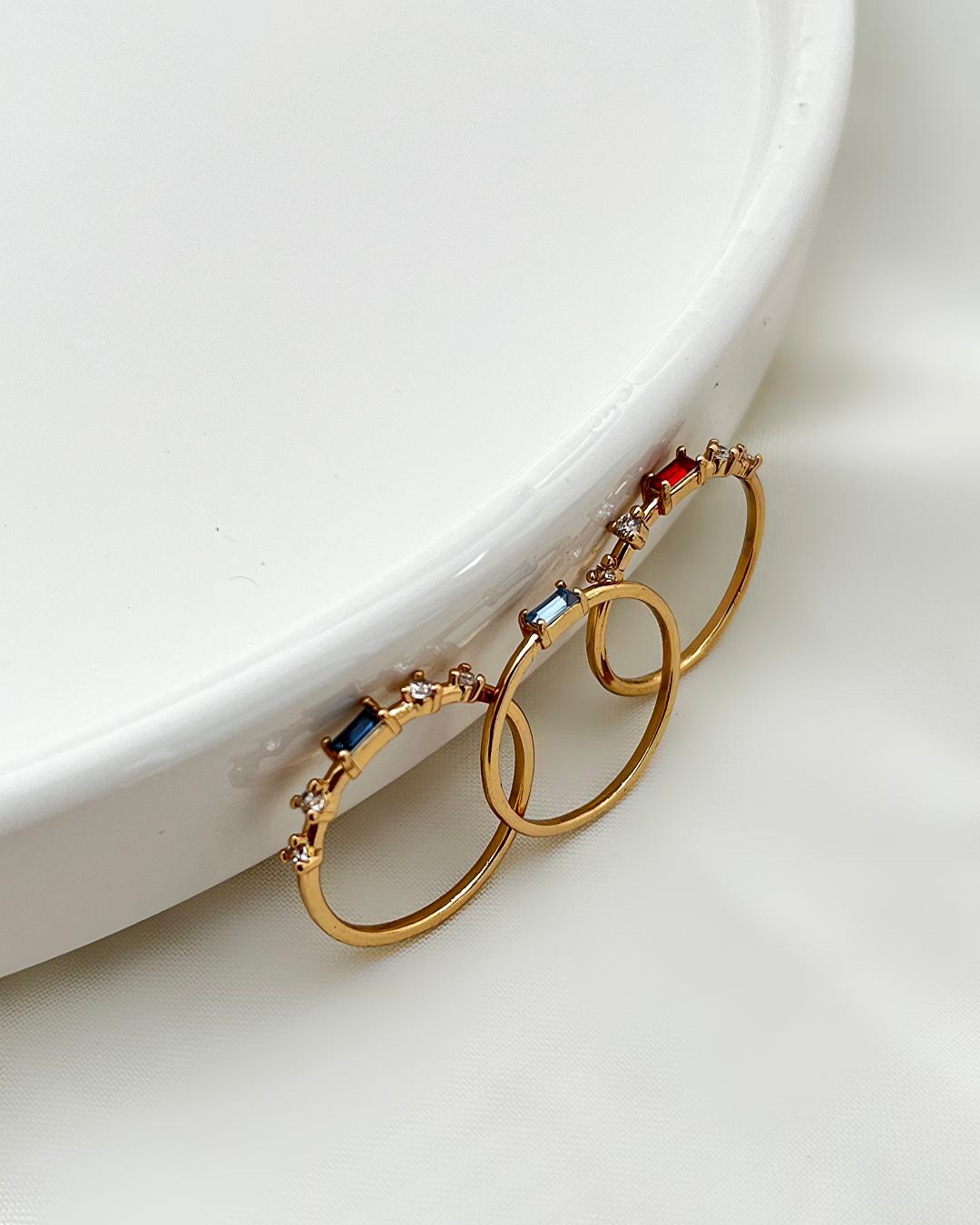 انگشتر پک مولتی کالر زنانه Tosh