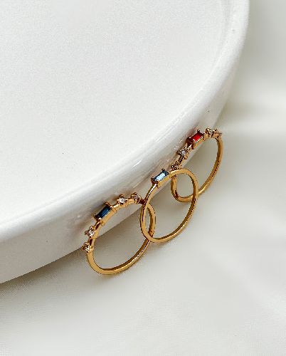 انگشتر پک مولتی کالر زنانه Tosh