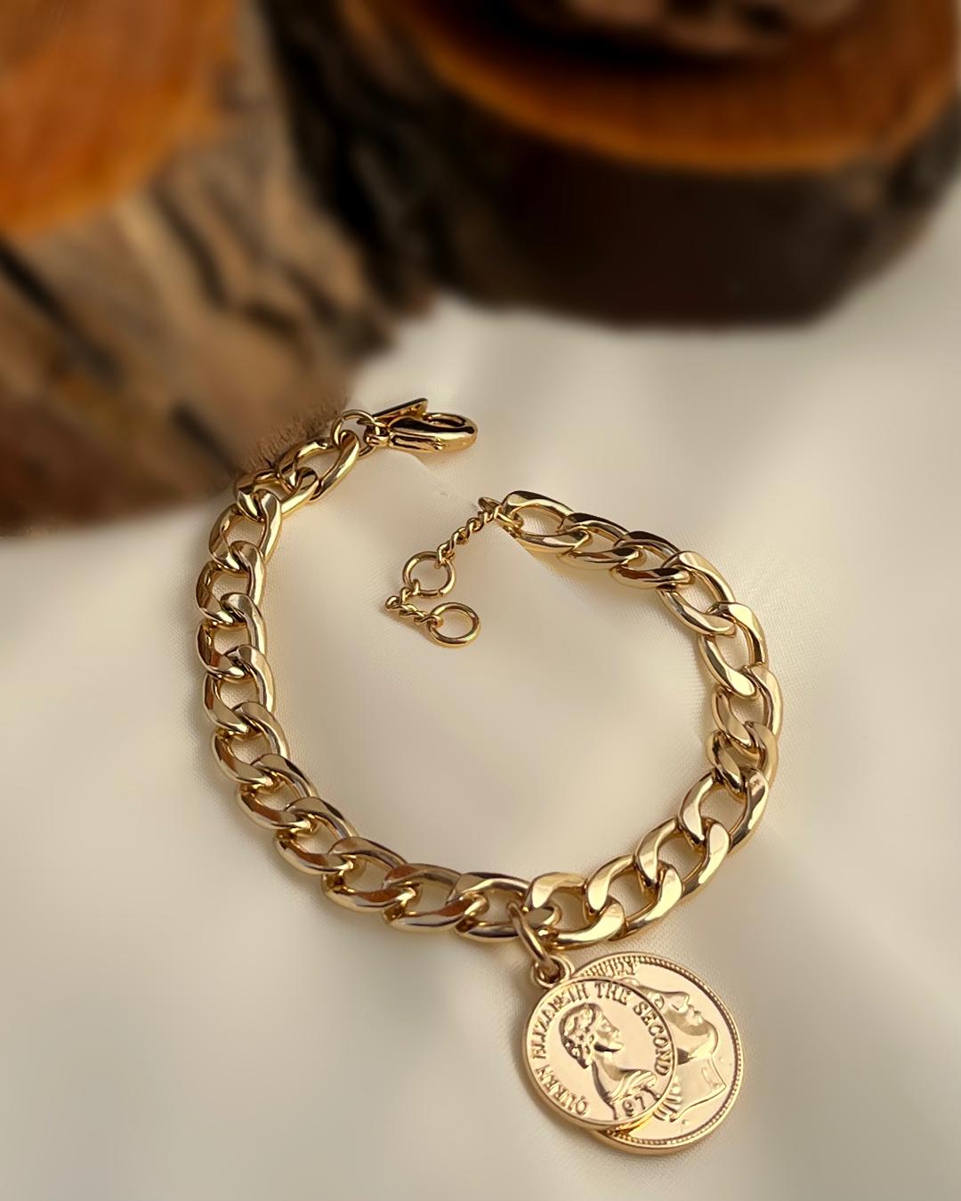 دست بند سکه ای زنانه Tosh