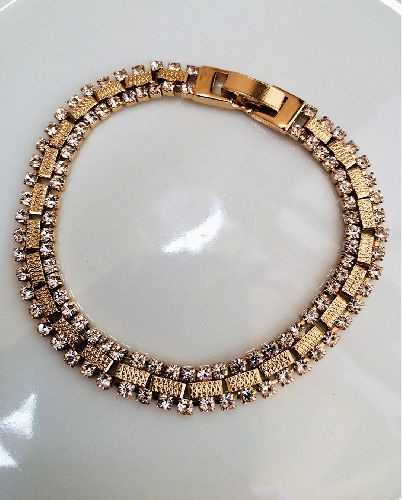 دست بند رولكس اسپرت نگين دار زنانه Tosh