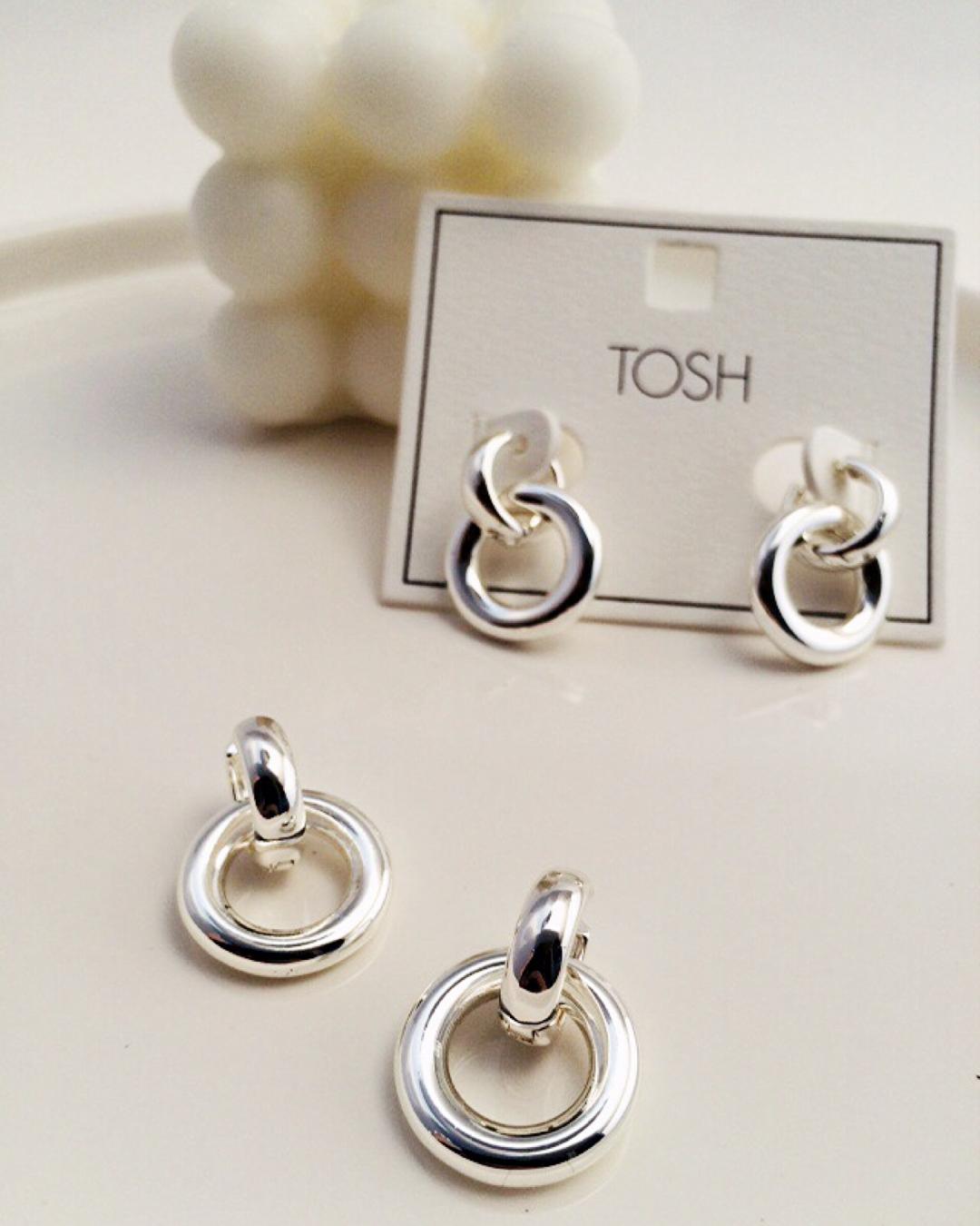 گوشواره حلقه اى زنانه Tosh