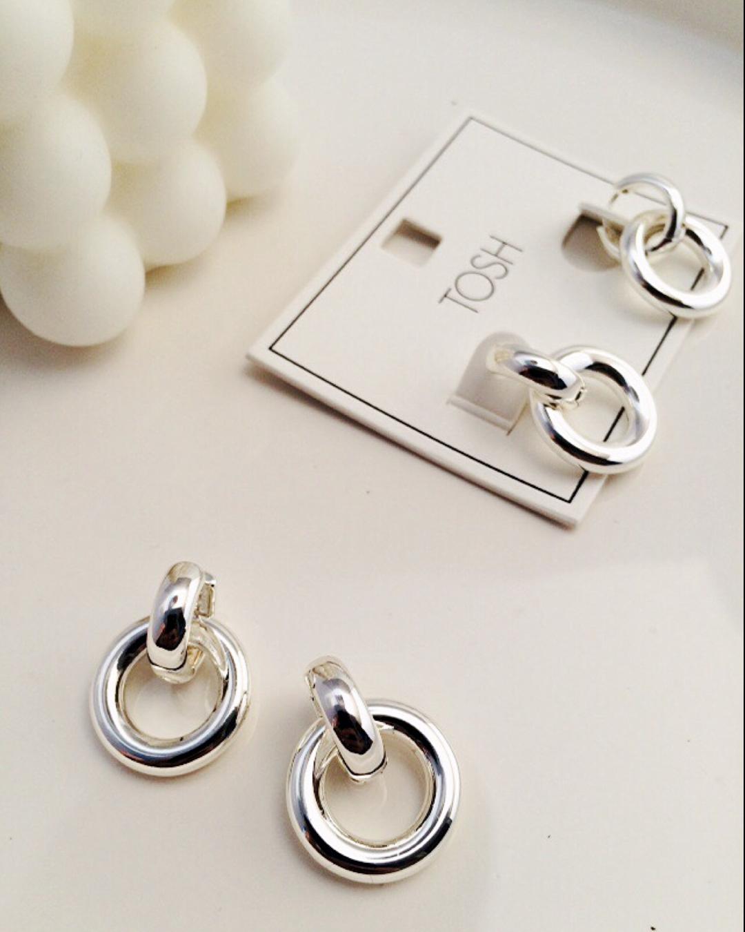 گوشواره حلقه اى زنانه Tosh