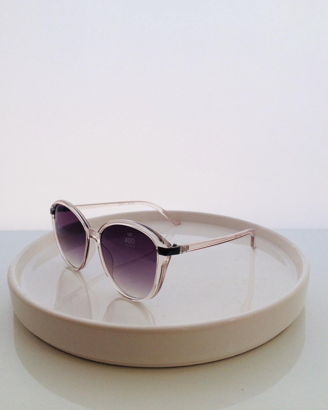 عینک گرد نیم پروانه ای زنانه Six