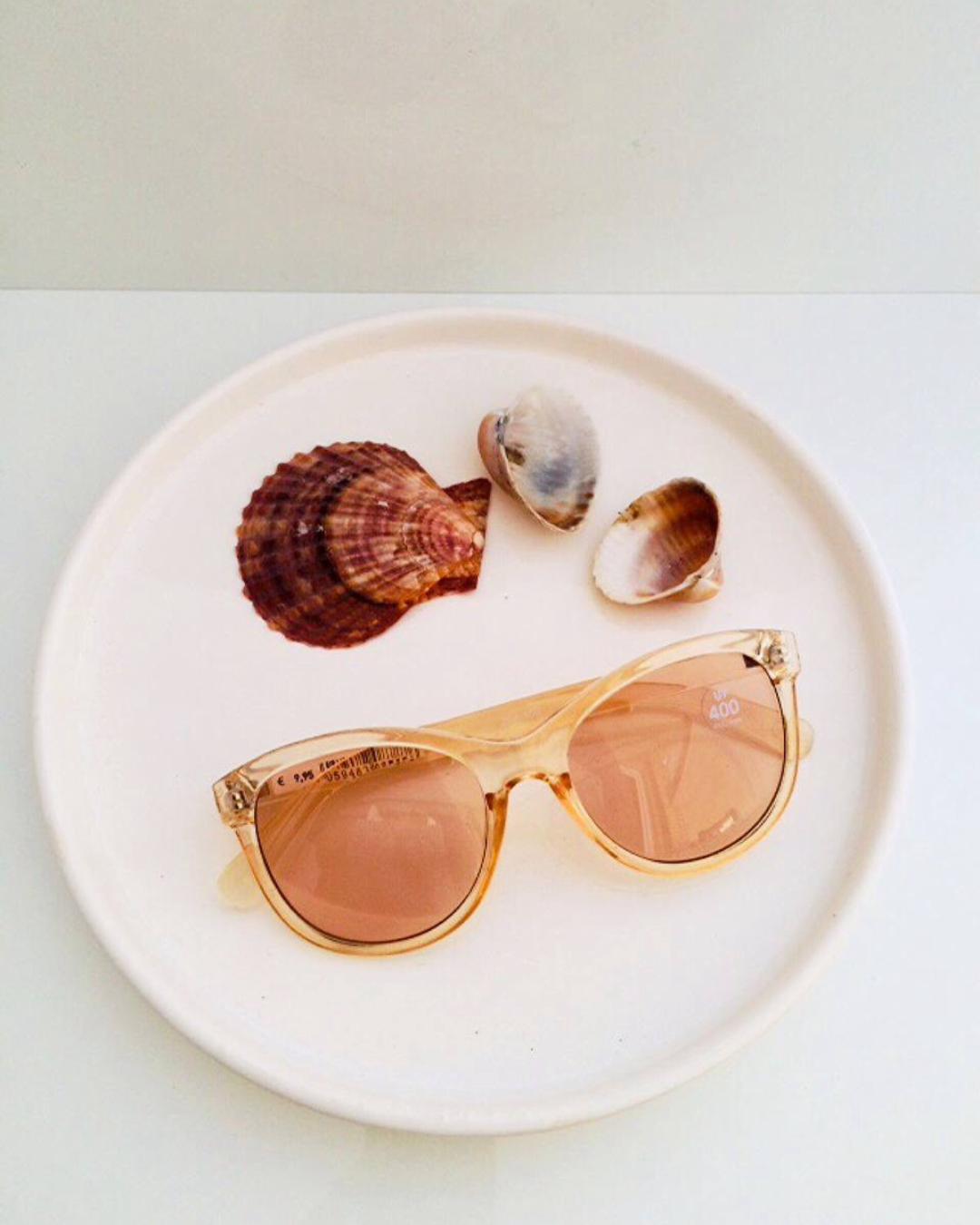 عینک پروانه ای فریم شفاف زنانه I am