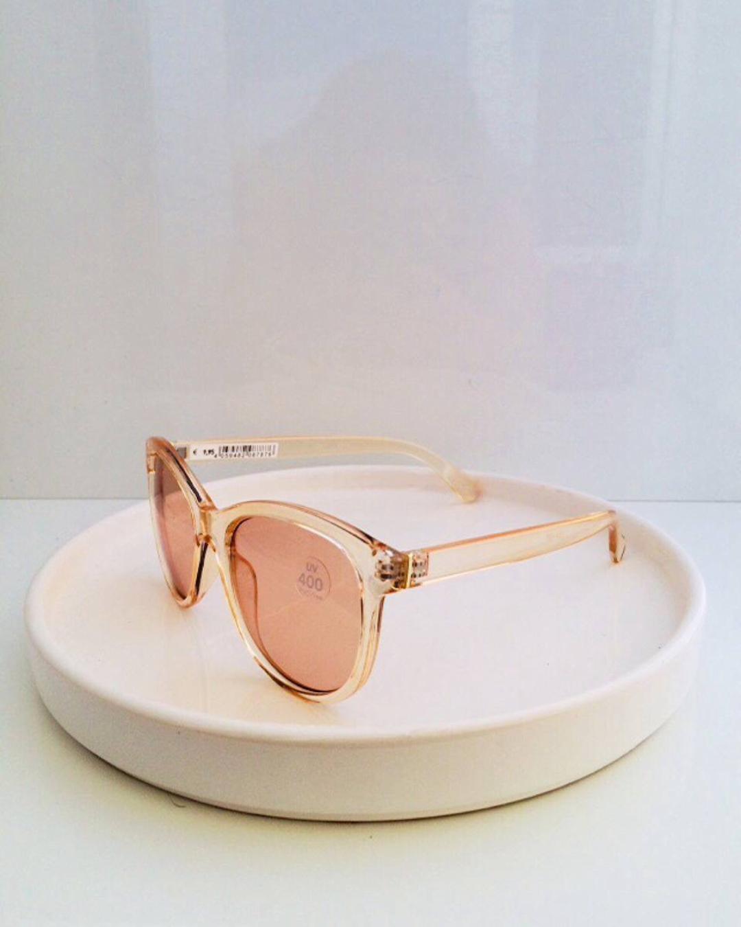 عینک پروانه ای فریم شفاف زنانه I am