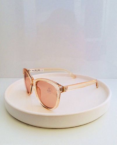 عینک پروانه ای فریم شفاف زنانه I am