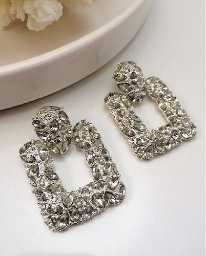 گوشواره مجلسى فول نگين زنانه Tosh