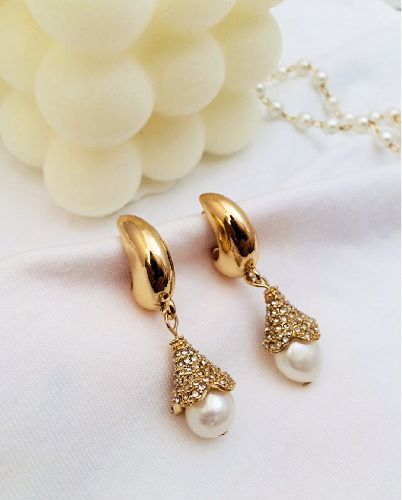 گوشواره مجلسى مرواريدى زنانه Tosh