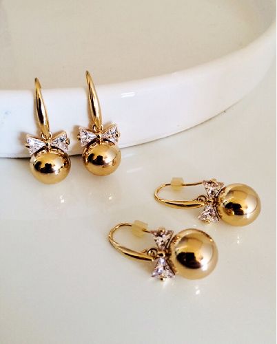 گوشواره قلابى پاپيونى زنانه Tosh