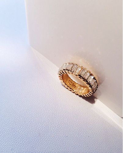 انگشتر ابديت فول كريستال زنانه Tosh