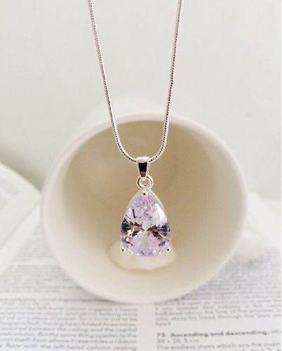 گردنبند تك نگين زنانه Tosh