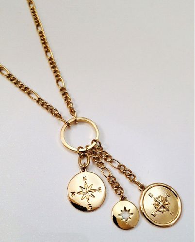 گردنبند رولباسى ٣ آويزى زنانه Tosh