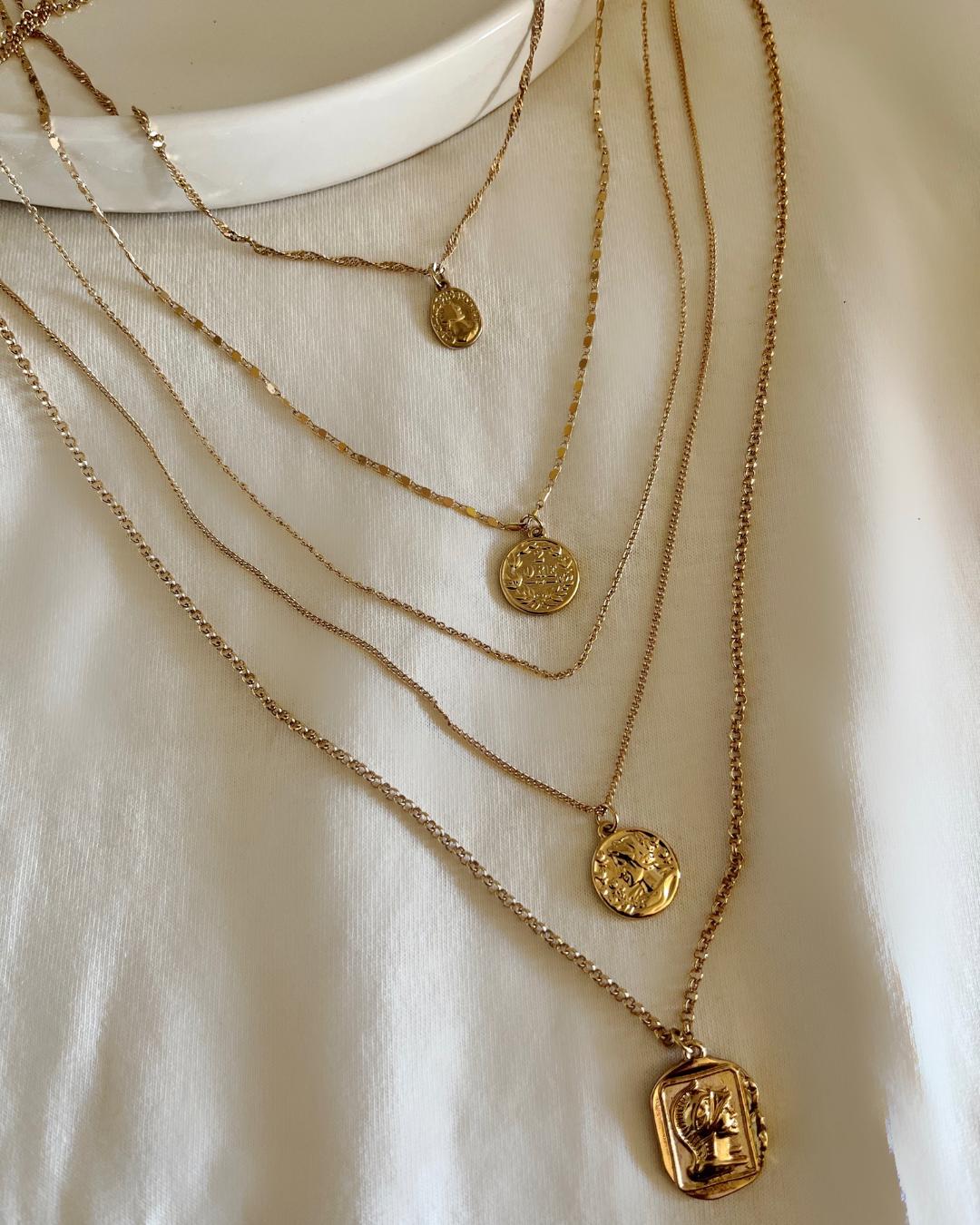 گردنبند رولباسی ۵ لاین زنانه Tosh