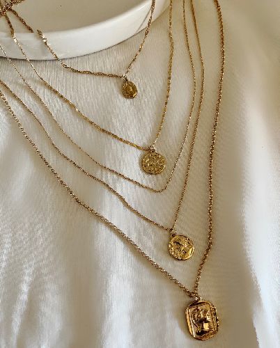 گردنبند رولباسی ۵ لاین زنانه Tosh