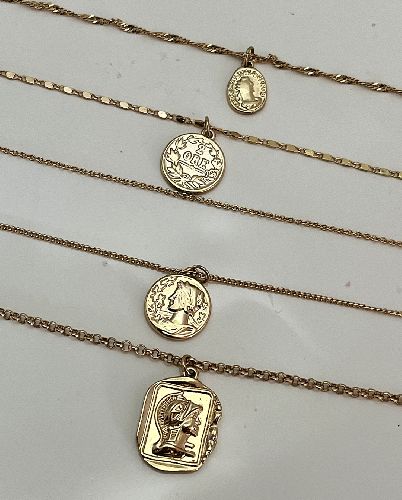 گردنبند رولباسی ۵ لاین زنانه Tosh