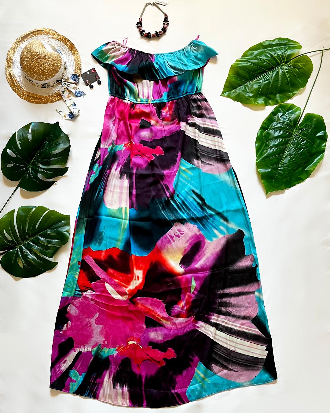 پیراهن ساحلی هاوایی زنانه Kenji