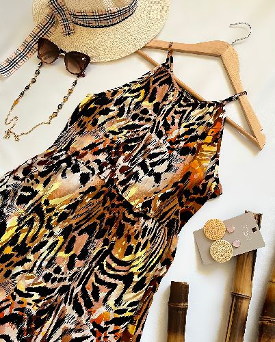 پیراهن ساحلی پلنگی زنانه Dotti