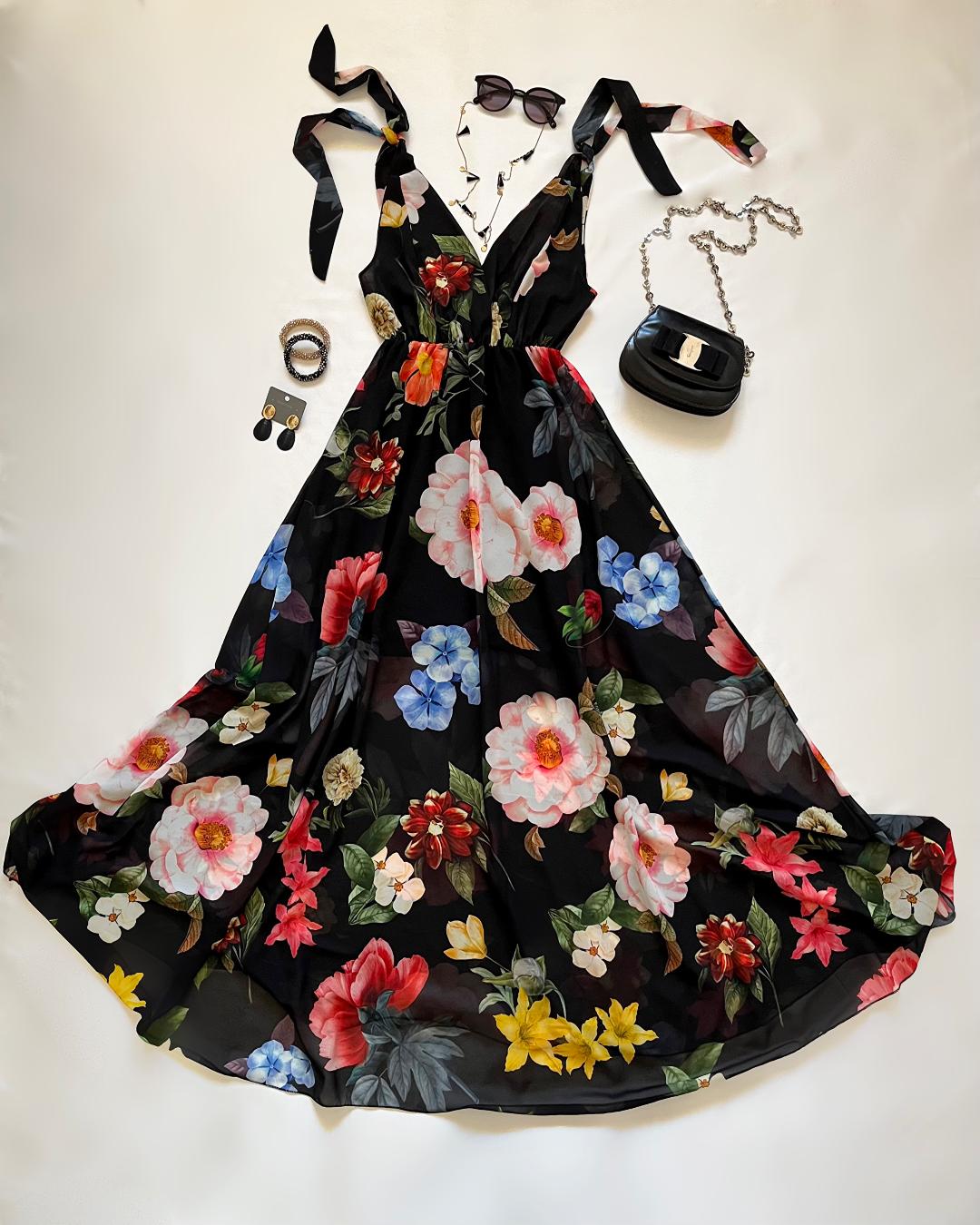 پیراهن ساحلی گل گلی زنانه Freebrand