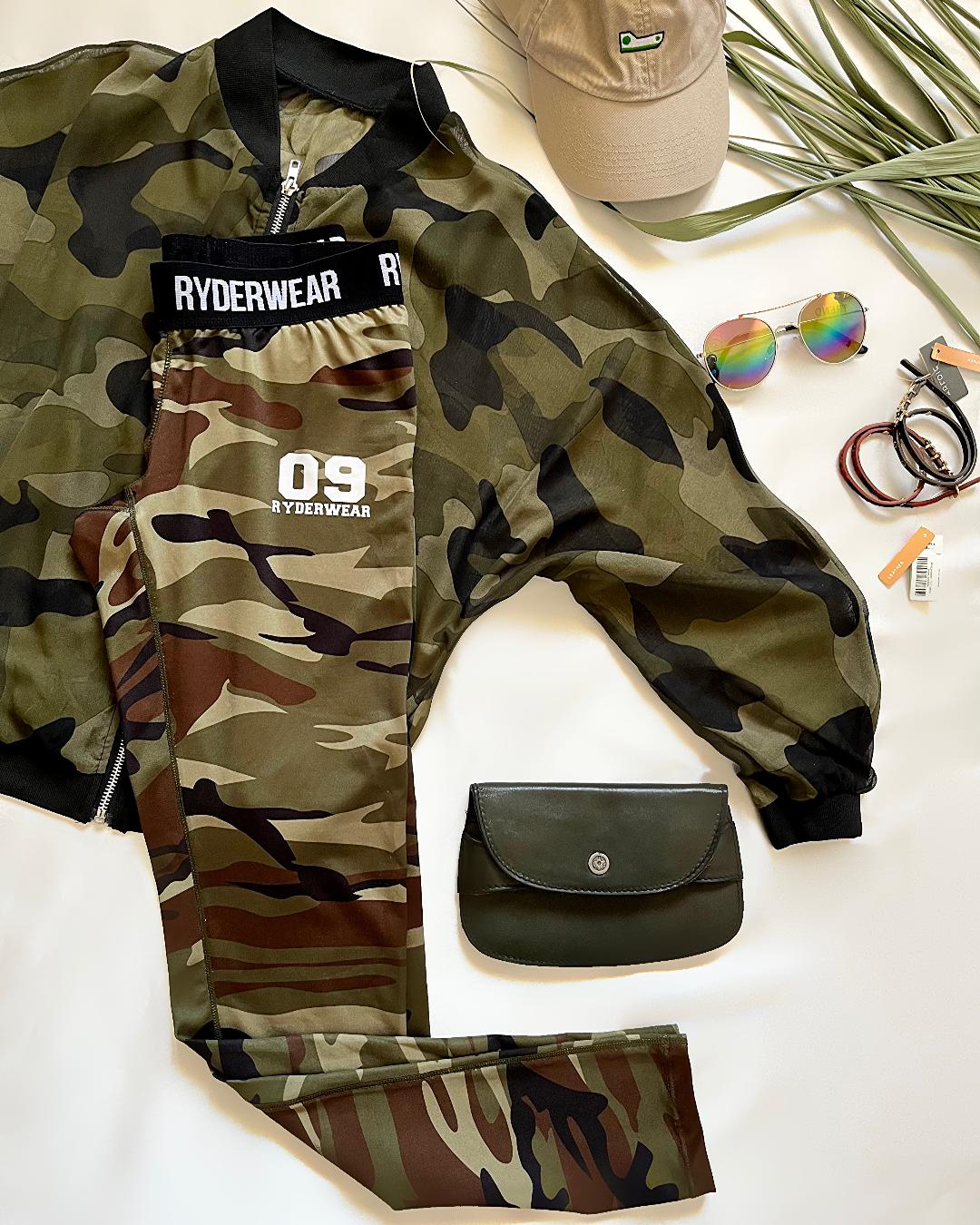 ست ورزشی دو تکه چریکی زنانه Ryderwear