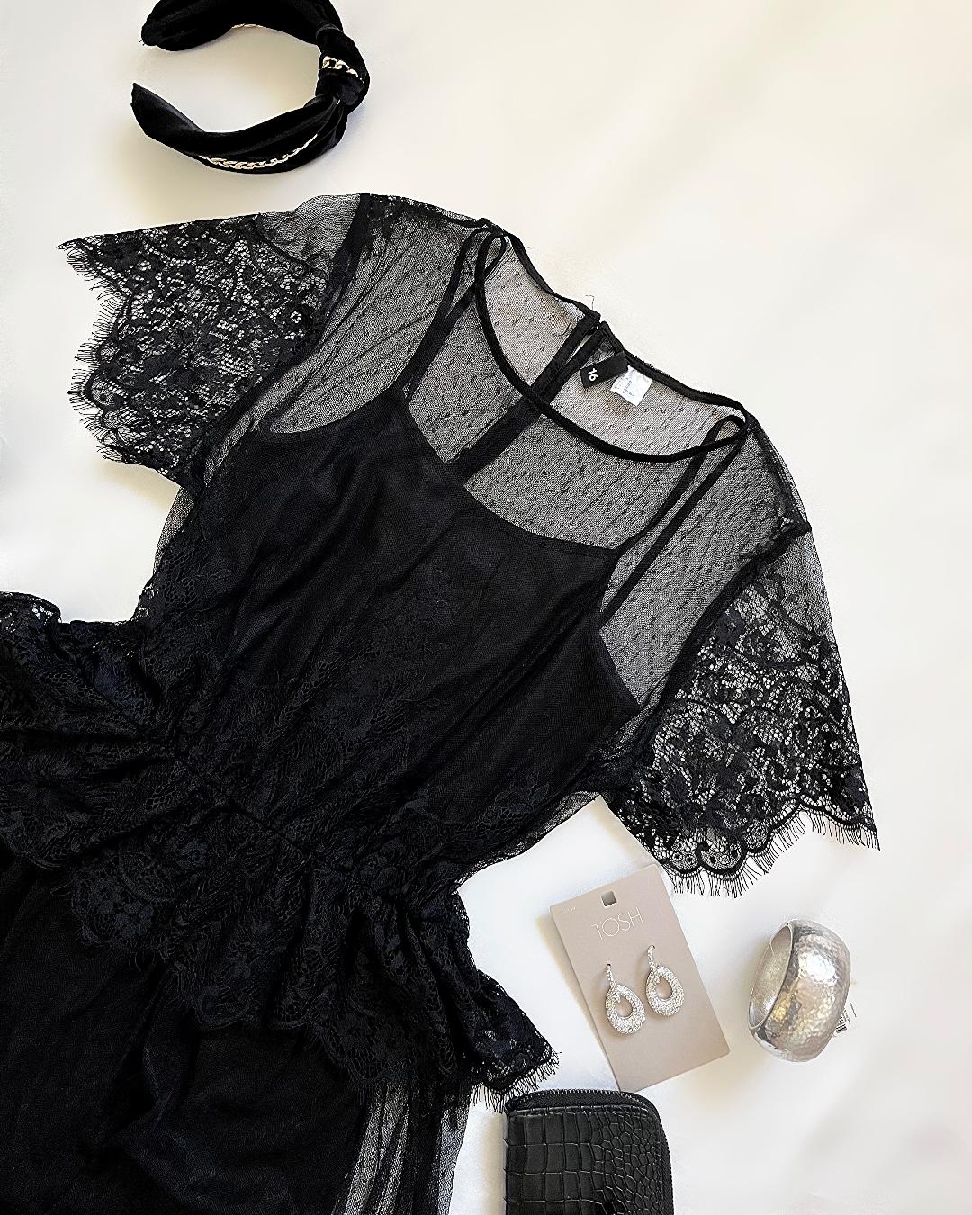 پیراهن مجلسی دانتل زنانه H&M