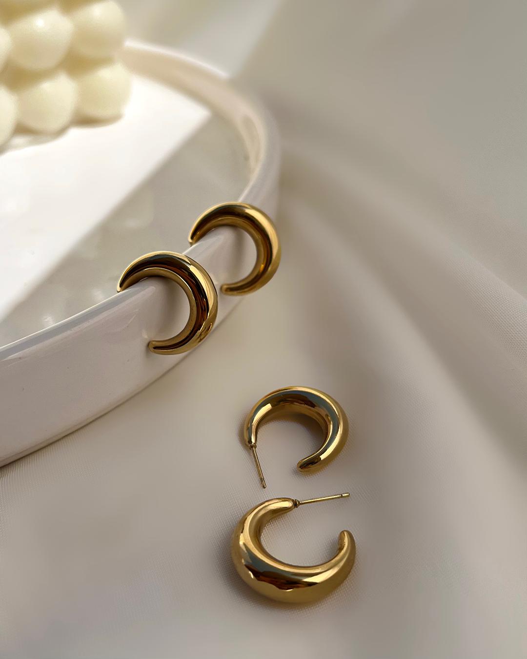 گوشواره ماه زنانه Tosh