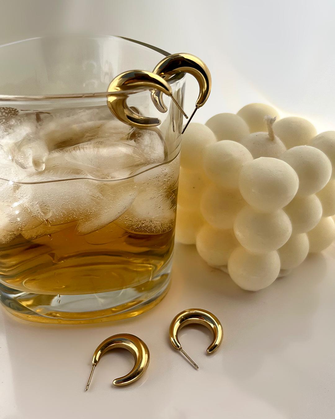 گوشواره ماه زنانه Tosh