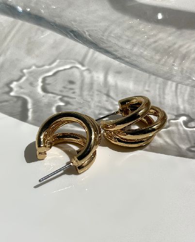 گوشواره نیم حلقه زنانه Tosh