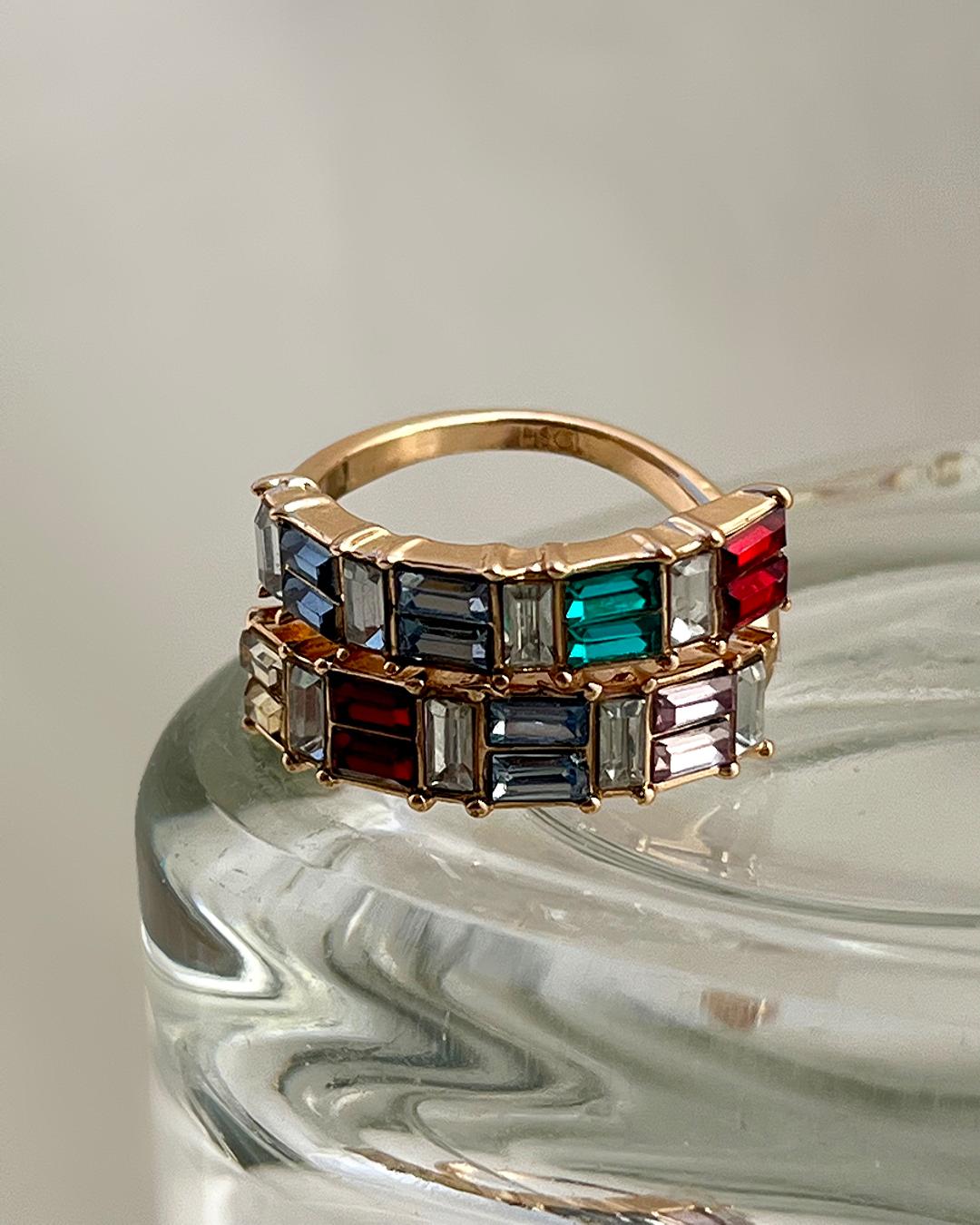 انگشتر مولتی کالر زنانه Tosh