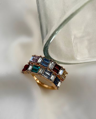 انگشتر مولتی کالر زنانه Tosh