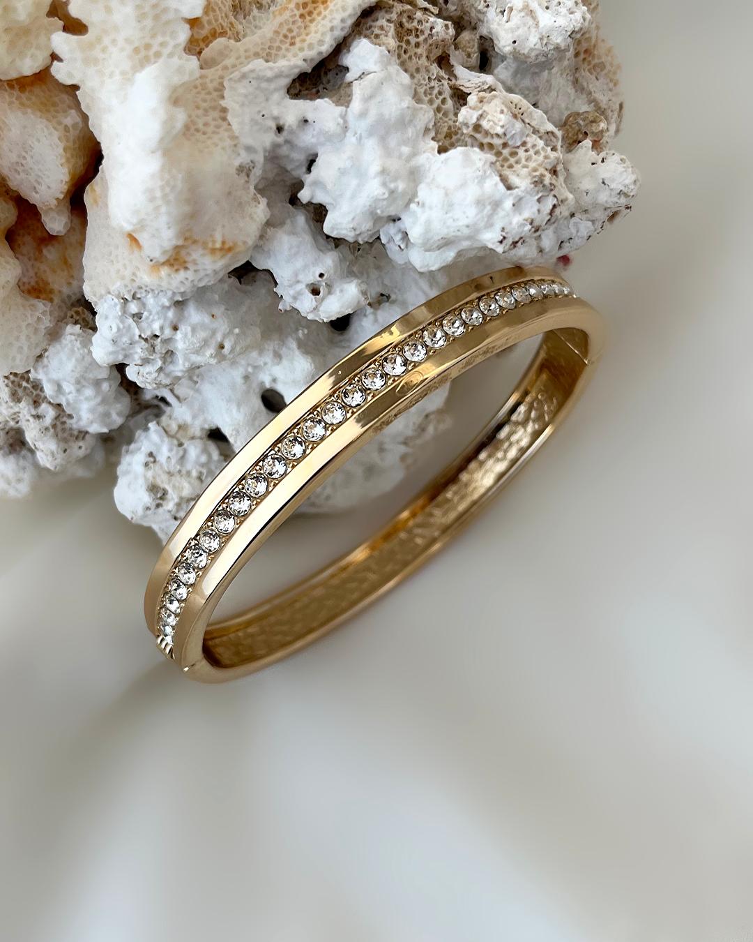 دست بند بنگل فول نگین زنانه Tosh