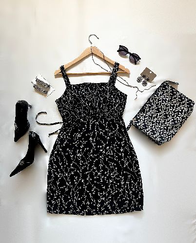 پیراهن کوتاه مجلسی زنانه Words