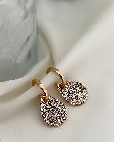 گوشواره اشکی فول نگین زنانه Tosh