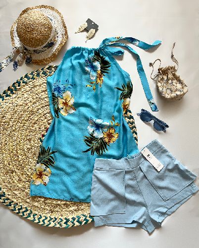 تاپ هاوایی بندی زنانه Hulabay