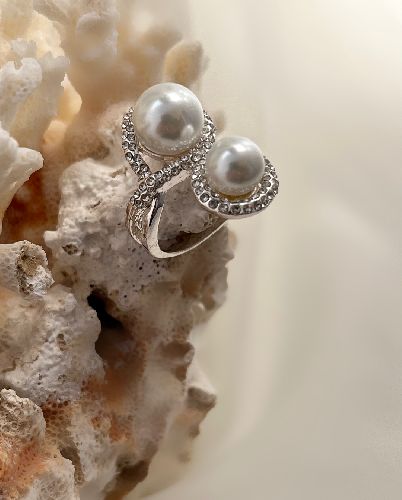 انگشتر مرواریدی زنانه Tosh