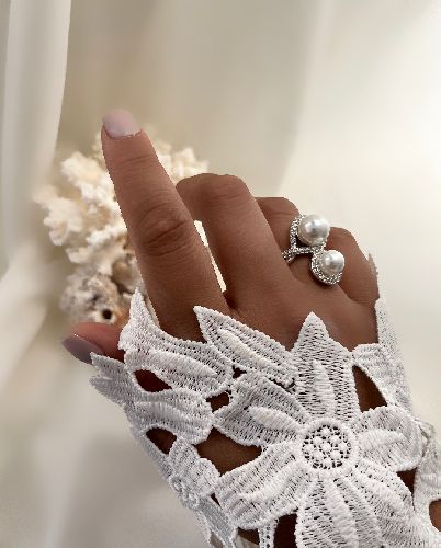 انگشتر مرواریدی زنانه Tosh