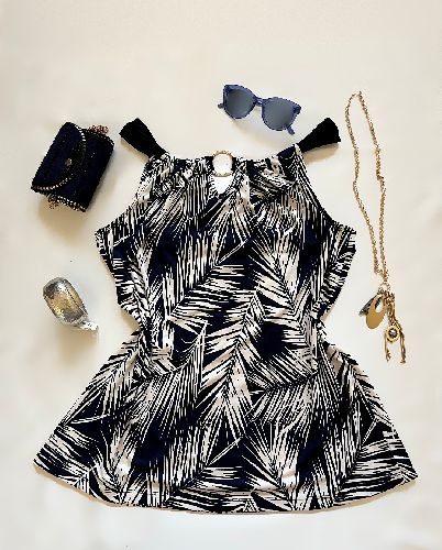 تاپ یقه دو حالته زنانه N. W. D