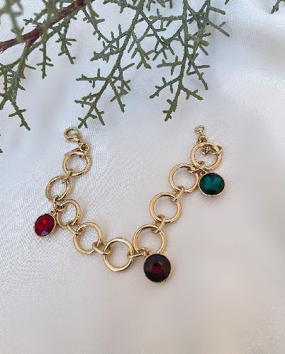 دست بند نگین ابنباتی زنانه Tosh