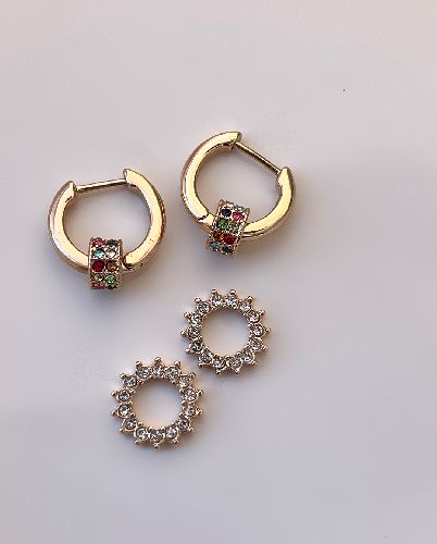 گوشواره ۲ اویزه فانتزی زنانه Tosh