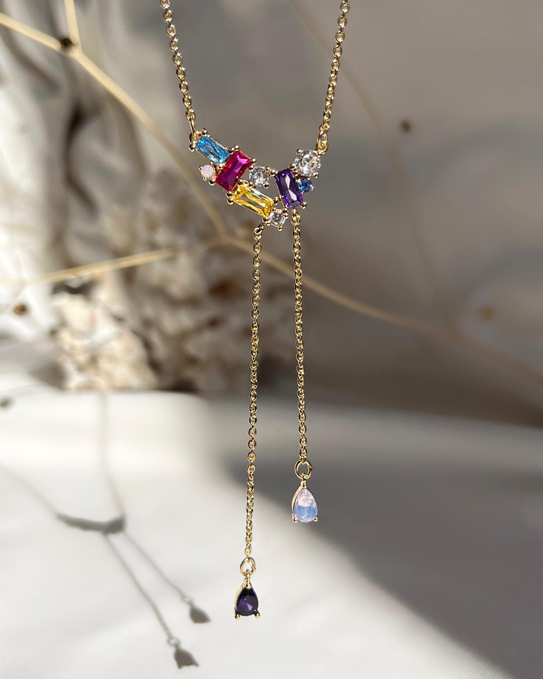 گردنبند مولتی کالر اویز دار زنانه Tosh