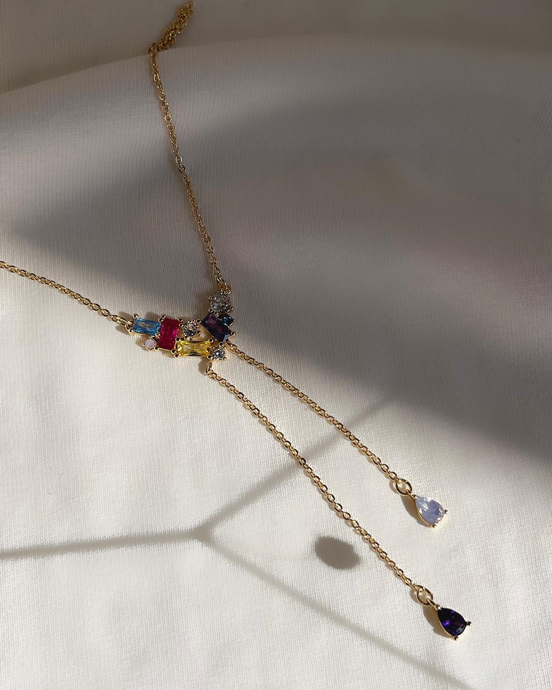 گردنبند مولتی کالر اویز دار زنانه Tosh