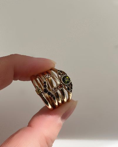 انگشتر پک مولتی کالر زنانه Six
