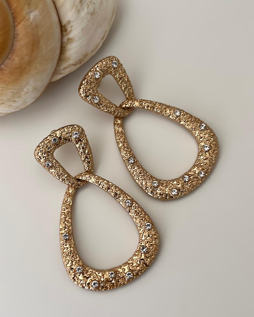 گوشواره مینیمال چکشی زنانه Six