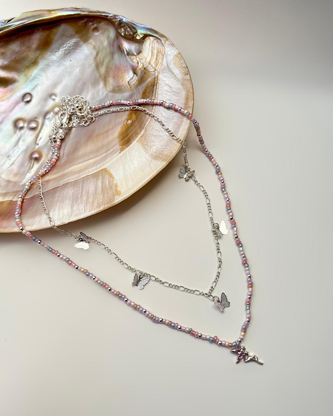 گردنبند پروانه زنانه Six