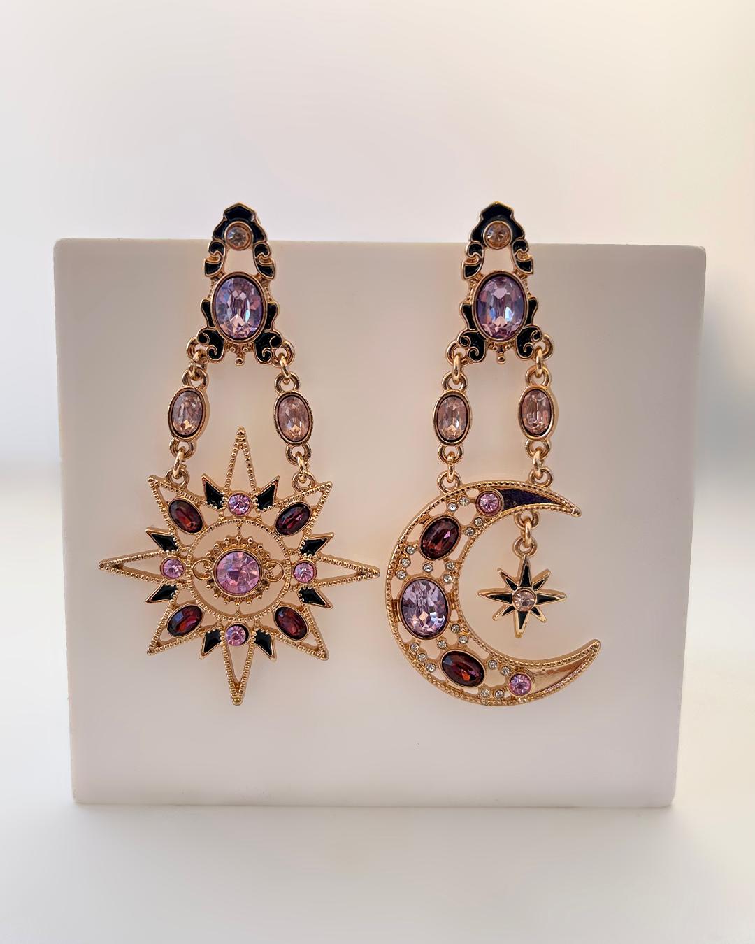 گوشواره ماه و ستاره زنانه I AM