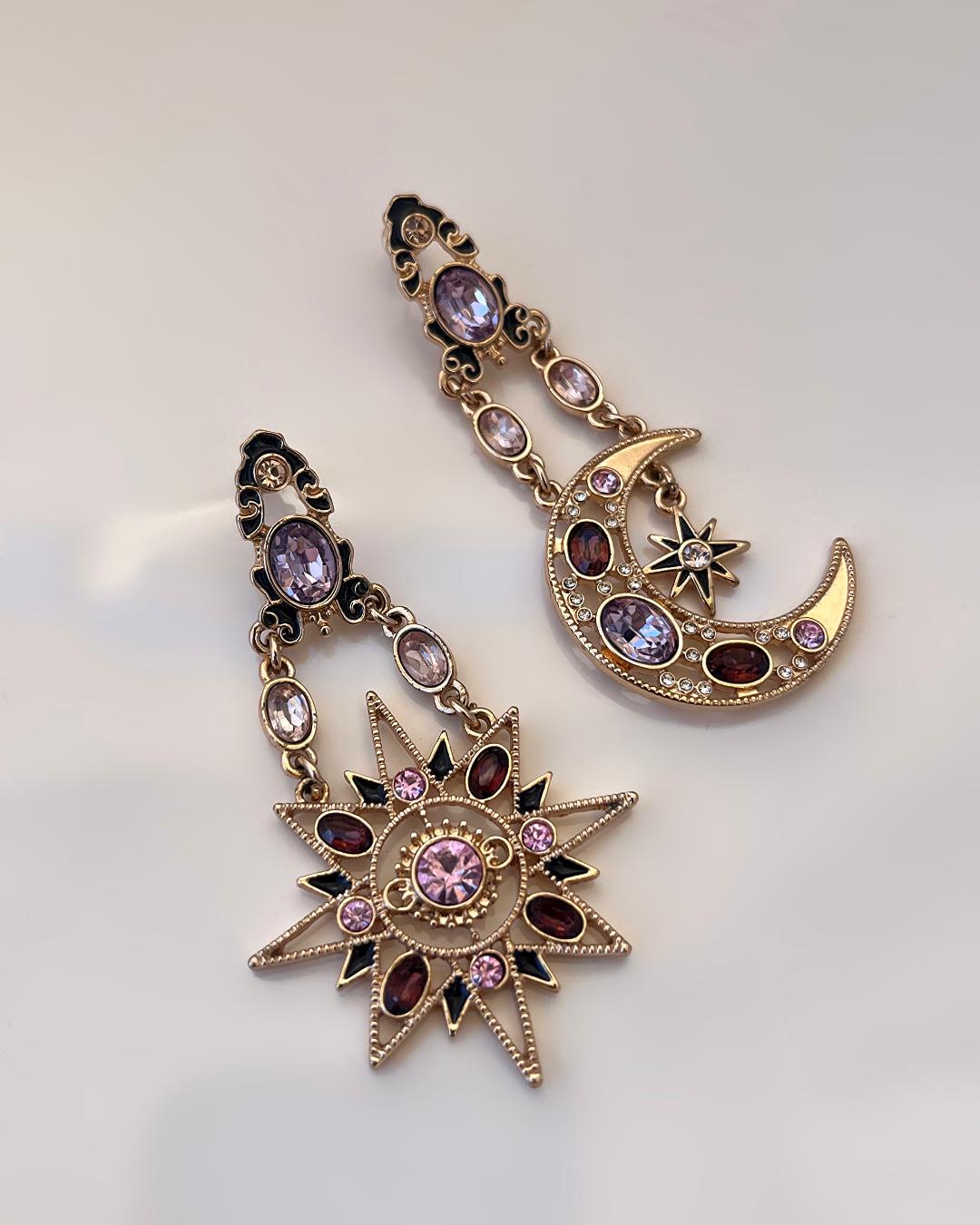 گوشواره ماه و ستاره زنانه I AM