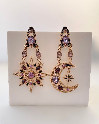 گوشواره ماه و ستاره زنانه I AM